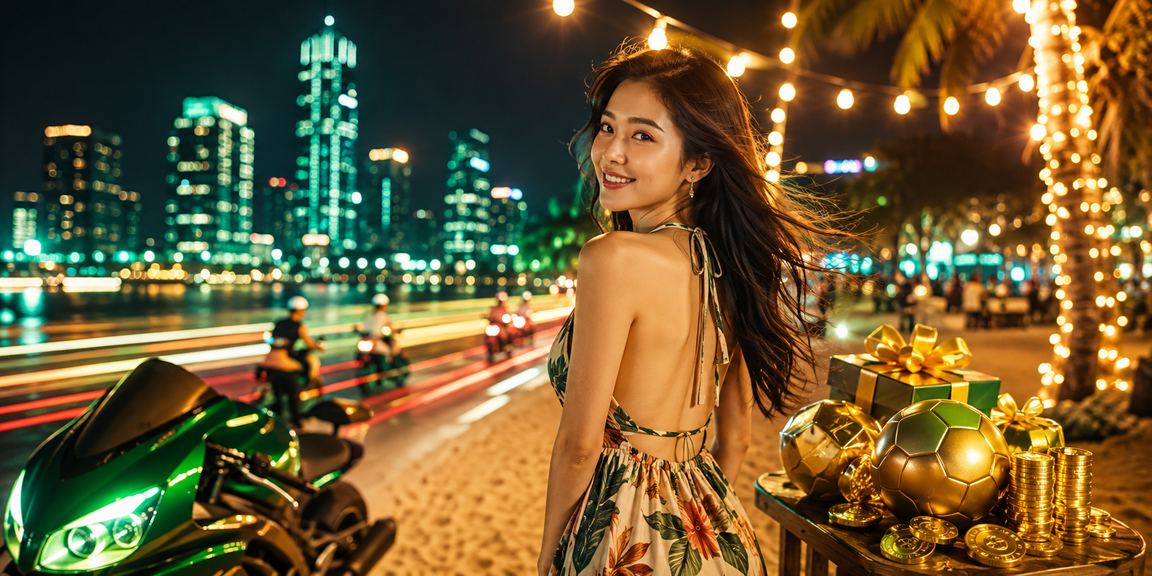 Người dùng đăng ký nhận thưởng trực tuyến tại Hà Nội với đèn neon